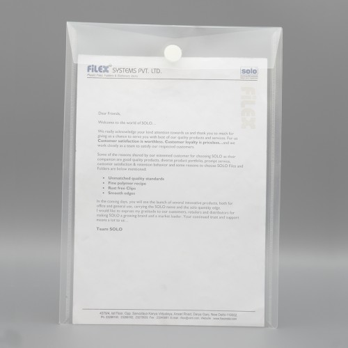 Document Bag - A4, Velcro Closure (CH109), Pack of 10
